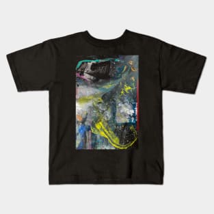 Dark Abstract Painting Kids T-Shirt